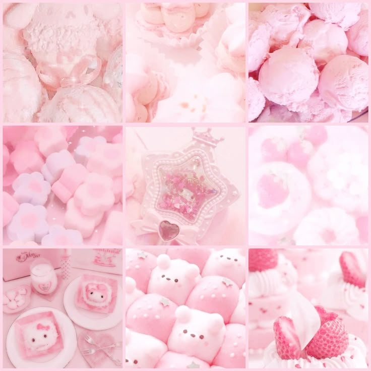 light pink sweets